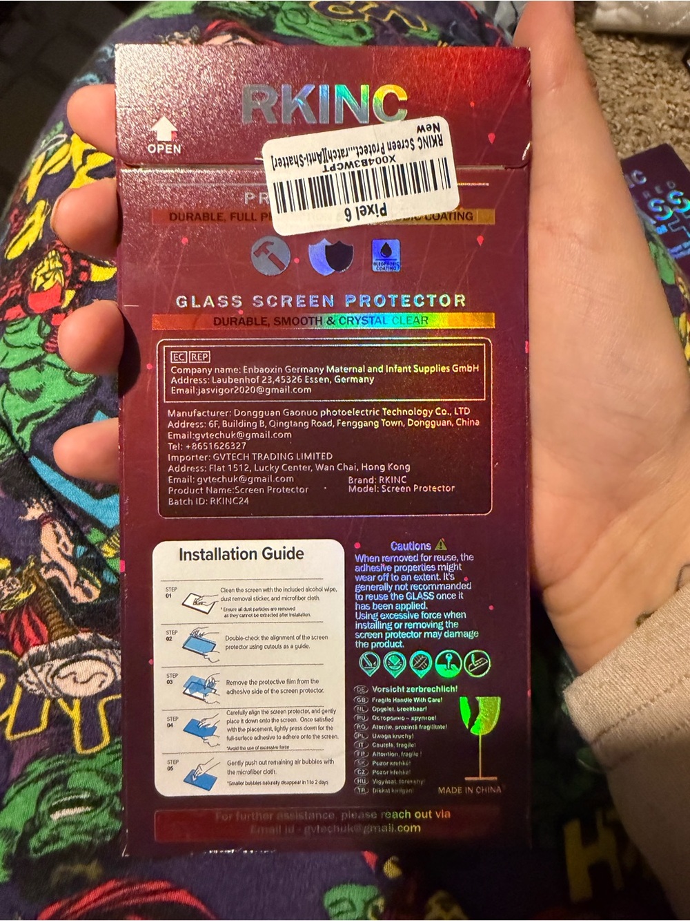 2 RKINC Tempered Glass Screen Protector - Picture 3 of 3